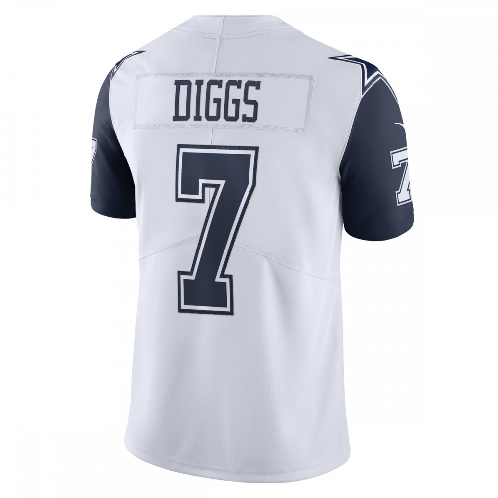 Trevon Diggs Dallas Cowboys Nike Limited Vapor Jersey - White-GridironStore